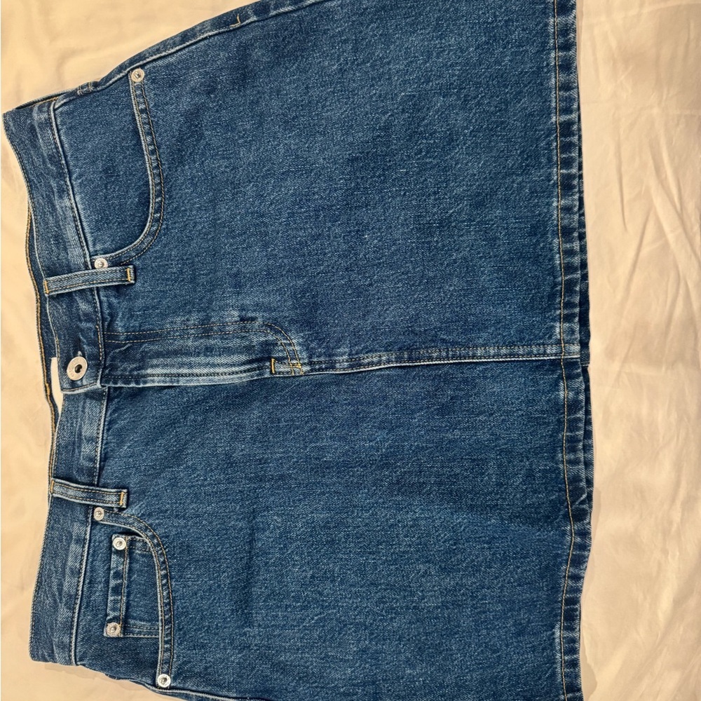 Everlane Blue Denim Mini Skirt - Picture 8 of 10